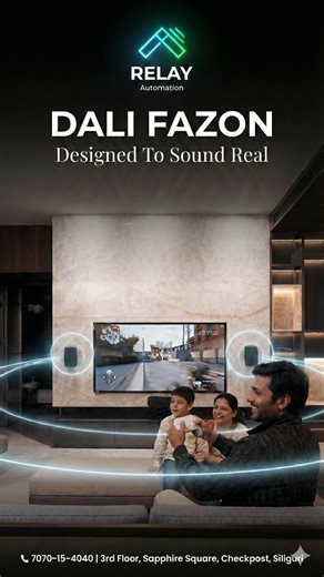 Relay Automation on Instagram: "Close your eyes. If it feels real, we’ve done our job. DALI Fazon, seamlessly brought to life by Relay Automation Contact Us Today For An Immersive Sound Experience 🔊 #ad #speaker #commercialad #entertainment #home"
