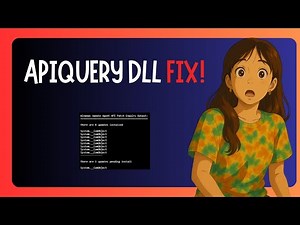 How To FIX "Api-ms-win-core-apiquery-l1-1-0.dll Missing" in Windows 11