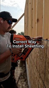 THE CORRECT WAY TO INSTALL SHEETHING