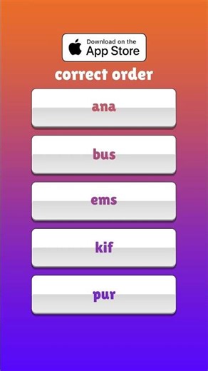 Alphabetic - Can You Beat The Clock? #wordgames