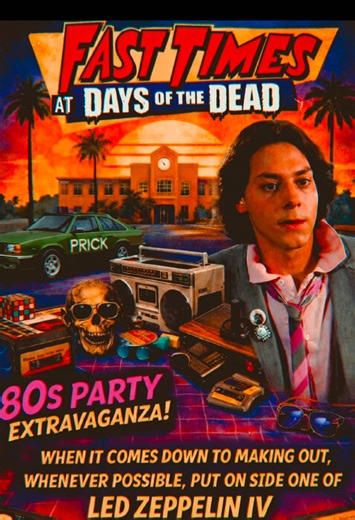 FAST TIMES AT DAYS OF THE DEAD Party Indianapolis July 18th 🎈Robert Romanus 70th birthday party hosted by Rick Styczynski #fasttimesatridgemonthigh #robertromanus #selfieguy #terrifier2