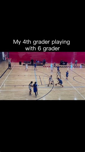 4th grader playing with 6 graders!