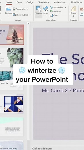 Winter PowerPoint Hacks for Teachers
