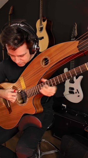 The Greatest Guitar Solo? Another Brick In The Wall (Pink Floyd) on Harp Guitar 🪉🎸🎶 | Jamie Dupuis Music