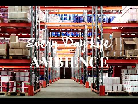 Warehouse Ambience with forklifts, trucks and industrial sounds - 10 hours audio