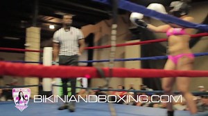 Ashanti vs. KiKi P - (Bikini Boxing short clip) *Turn on HD* | Bikini Boxing Association