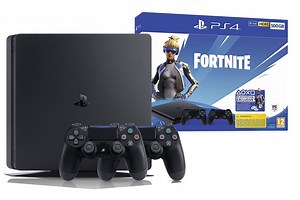 En Amazon, tienes una PS4 Slim con contenido para Fortnite y 2 DualShock 4 por sólo 239,99 euros