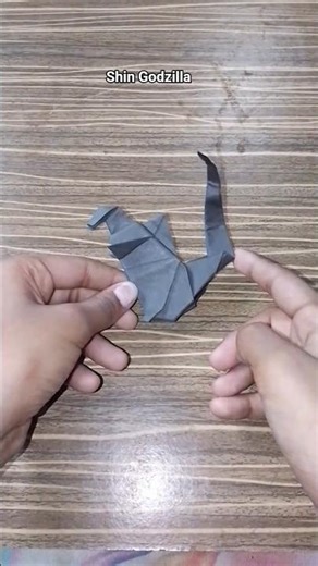 How to make origami Shin Godzilla.Full tutorial ,step by step. #origamiinstructions #origamigodzilla