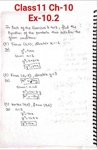 class11 ch-10 ex-10.2 #class11mathsncert #shortnotes4maths #ncertmaths #maths