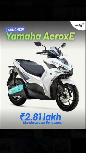 Yamaha Aerox-E is here, and it's bringing electric performance to the maxi-scooter segment! 🛵🔋