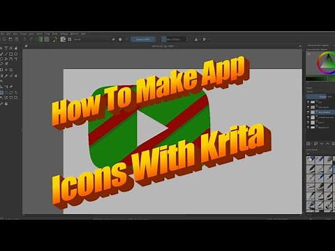 HOW TO MAKE CUSTOM APP ICONS WITH KRITA