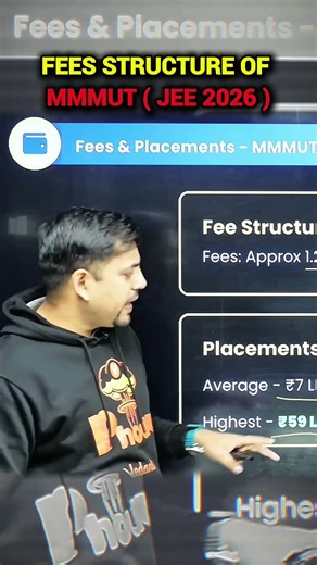 FEES STRUCTURE OF MMMUT COLLEGE 😲 #mmmut #collegereview #iitjee #nit #iit