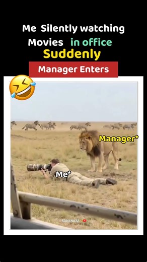 Me Watching Movies in Office 😂 | Manager Be Like 😭| funny meme video #shorts