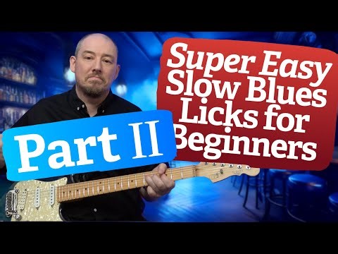 Learn to play Slow Blues - Easy Guitar Lesson PART II
