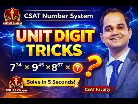 Concepts of Unit digit ( Number System)