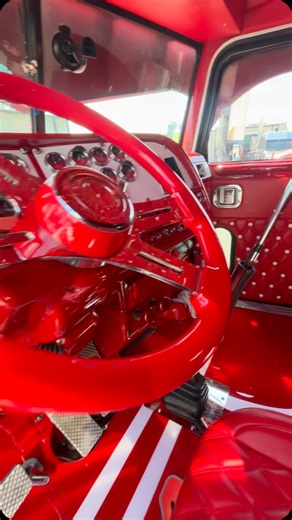 Florida’s Finest Custom Works on Instagram: "Peterbilt 379 custom interior with custom over console"