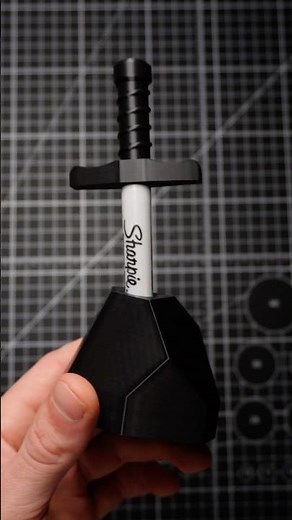 Turn your sharpie into a sword — 3D printed cap