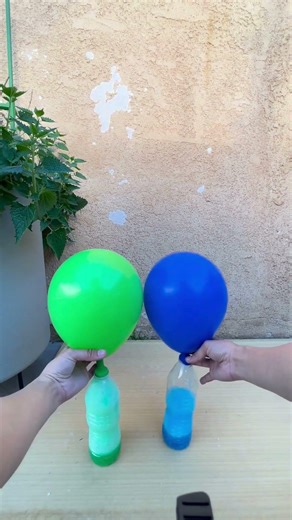 Spring Chemistry Experiment for Kids #balloonexperiment #scienceexperiments