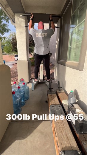 54K views · 1K reactions | 300lb Pull Ups for 12 reps at 55! What’s your excuse?! Get moving and just do what you can! @evolutionathleticsgear Extreme Lifting Straps 1.5inClick on the Link Tree in my bio!#pullups #300lbs #evolutionathleticsgear #strongman #powerlifting #beststrong #ageisjustanumber | Nick Best | Pro | Strongman | Facebook