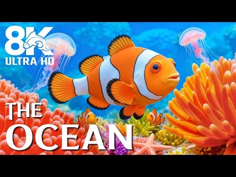 Aquarium World 8K – Explore Majestic Sea Creatures & Colorful Marine Life for Deep Relaxation