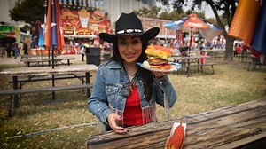 4.9K views · 54 reactions | From floats to ramen to pizza, Flamin' Hot Cheetos foods dominate the Houston rodeo carnival! Cheese pickle pizza might sound weird, but don't knock it until you try it!https://abc13.com/14493342/ | ABC13 Houston | Facebook