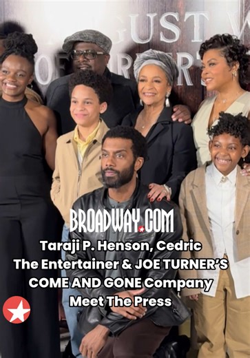 They are shining! Cedric The Entertainer returns to Broadway and Taraji P. Henson will make her Broadway debut in JOE TURNER’S COME AND GONE. Joshua Boone, Ruben Santiago-Hudson and company, alongside their legendary director Debbie Allen, meet the Broadway press for the August Wilson play arriving in New York City this spring. Find your tickets at Broadway.com for JOE TURNER’S COME AND GONE limited Broadway engagement #joeturnerscomeandgone #cedrictheentertainer #tarajiphenson #broadway #august