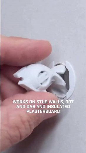 Would you trust a plasterboard fixing with your TV? 👀