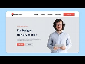 Simple Personal web Site Using HTML and CSS only | How Make Personal Web site | #css