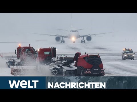 WINTERCHAOS IN DEUTSCHLAND: Schnee-Sturmtief wirbelt Norden durcheinander! | WELT LIVESTREAM