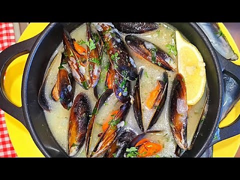 Mussels in Wine Sauce - They're DELICIOUS - Easy Recipe (My Way)
