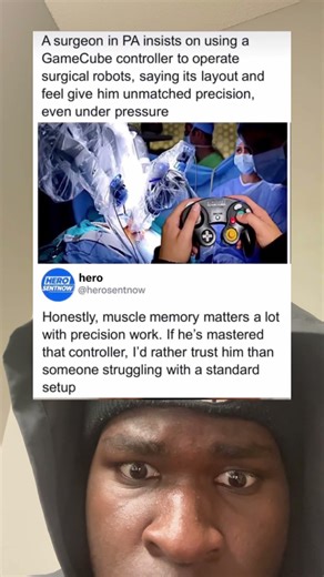 Surgeon uses GameCube controller for precision