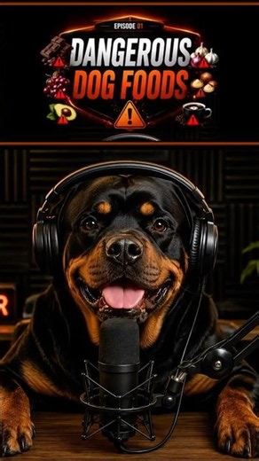 Dangerous Foods Dogs Should Never Eat | Rottweiler Life Broadcast Ep. 1 #Shorts