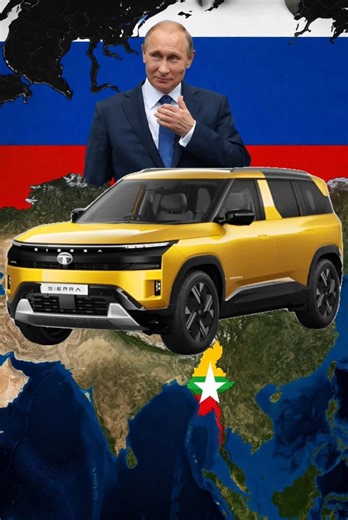 Russia to Myanmar by car.#facts #russia #mynamar #india .