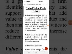 Global Value Chain Systems