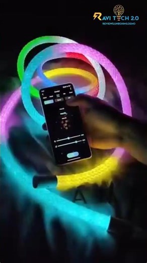 Strip Light Pipe RGB 5 mtr with remote App use #shorts #viral #ravitech20 #viralvideos #light