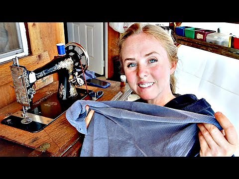 Sewing Clothes Off Grid is EASY....With a Treadle Sewing Machine