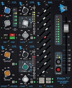 拡張されたEQを搭載しAPIフラッグシップアナログコンソールの象徴的なカラーを実現する、Universal Audio「API Vision Channel Strip」が83%OFF！ | Computer Music Japan