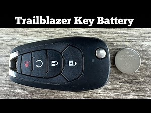 2021 - 2023 CHEVY TRAILBLAZER Remote Key Fob Battery Replacement - How To Change Replace Batteries