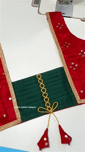 trending model blouse back neck design cutting and stitching #shorts