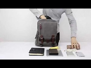 Mygreen Canvas Cross Body Messenger Bag Shoulder Sling Backpack Travel Rucksack Reviews