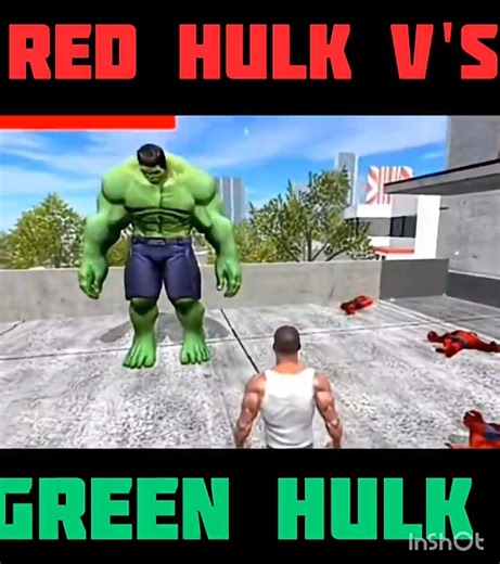 👿Red Hulk Vs Green hulk--Red Hulk Fight Green Hulk in Indian Bike 3d || #Hulk #sadab272 #shortfeed