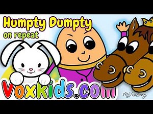 Humpty Dumpty 🥚 | 8 Minuite Loop | 🐥 Easter Songs For Kids 🐰 MyVoxSongs