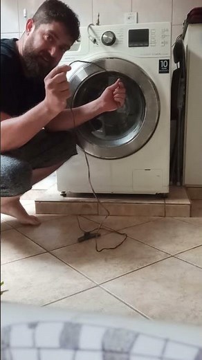 Máquina Samsung não abre a porta? Tente isso!