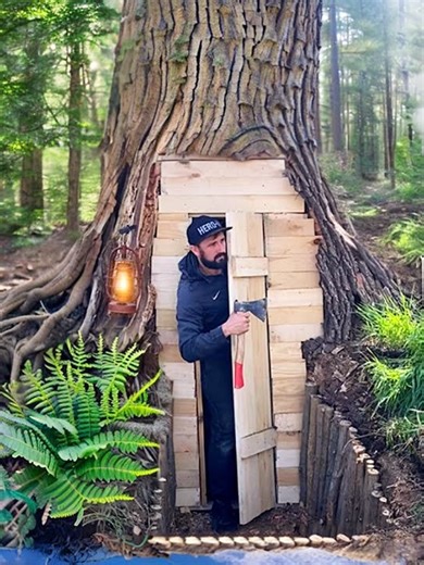 Building a New Secret Hut from My Old Hut | Renovate Old Hut #bushcraft #survival #adventure #camping #outdoor