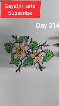 Day 314 / Flower drawing / basic drawing class
