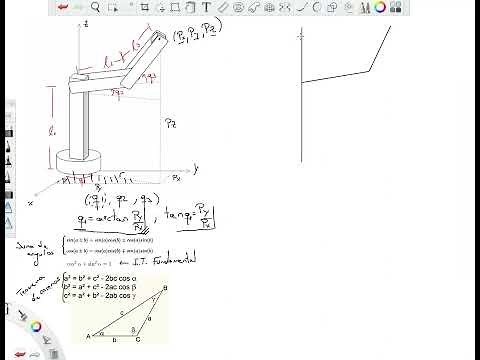 Cinemática Inversa Robot Articular - Método geométrico - Robótica