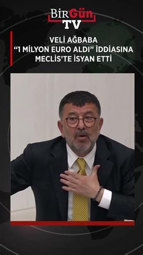 Veli Ağbaba reacted angrily in Parliament to the allegation that he received 1 million Euros: "Ma...