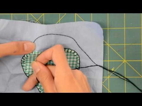 Ponto caseado a mão - Super Fácil de Fazer! | Blanket stitch | Embroidery | Mel Caroline