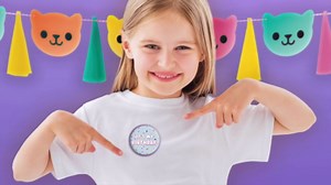 Gabby Dollhouse Party Decorations | Gabby Birthday Party Decorations | Tablecover, Banner, Plates, Napkins, Button | Serves 16 | Officially Licensed