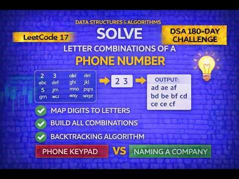Day 50 / 180 - Letter Combinations of a Phone Number